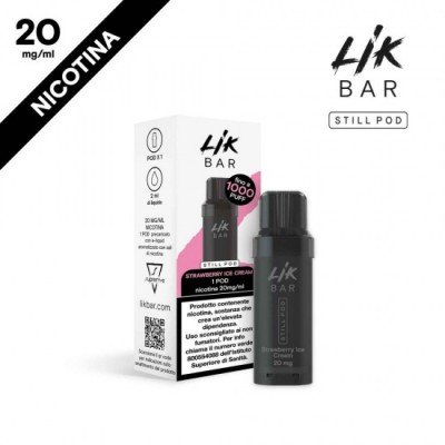 LIK BAR STILL POD - STRAWBERRY ICE CREAM - NICOTINA 20