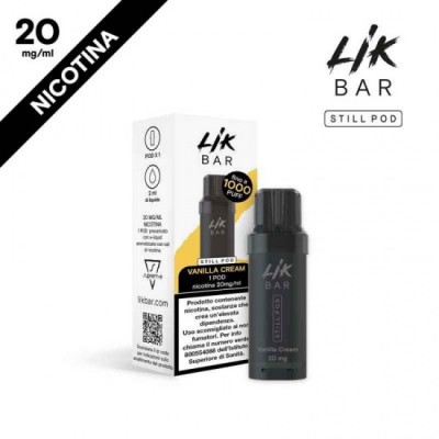 LIK BAR STILL POD -  VANILLA CREAM - NICOTINA 20