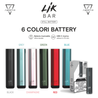 LIK BAR - STILL BATTERY - RICARICABILI